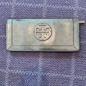 Tory Burch gold clutch